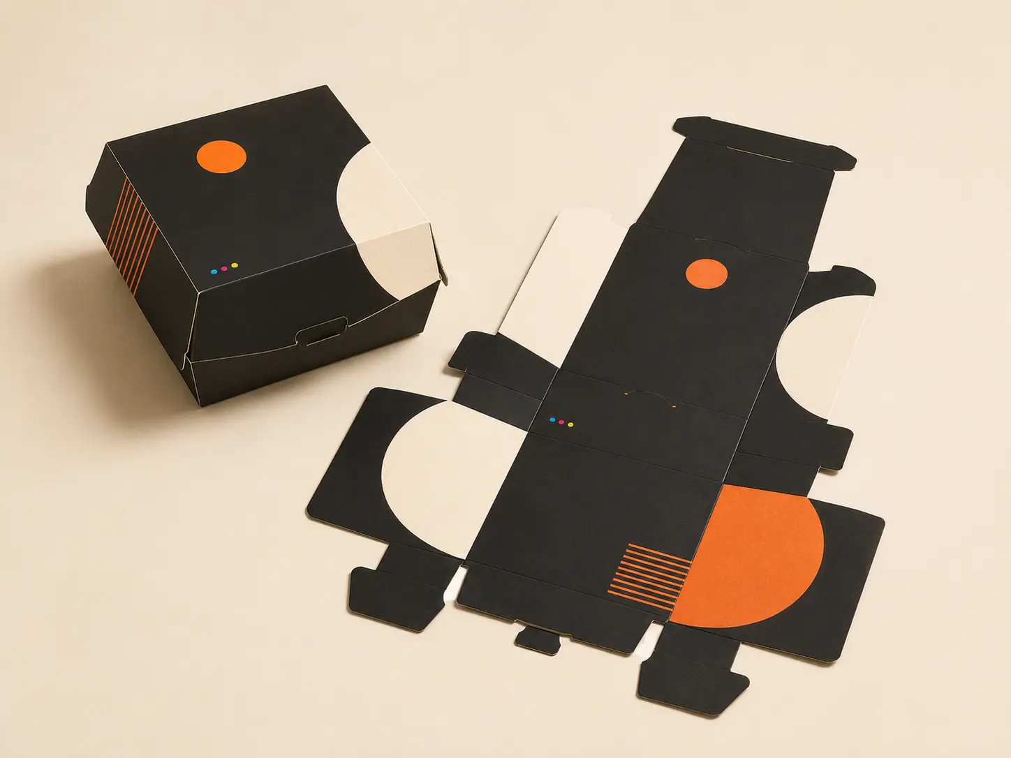Burger boxes printed by Printcraft UK