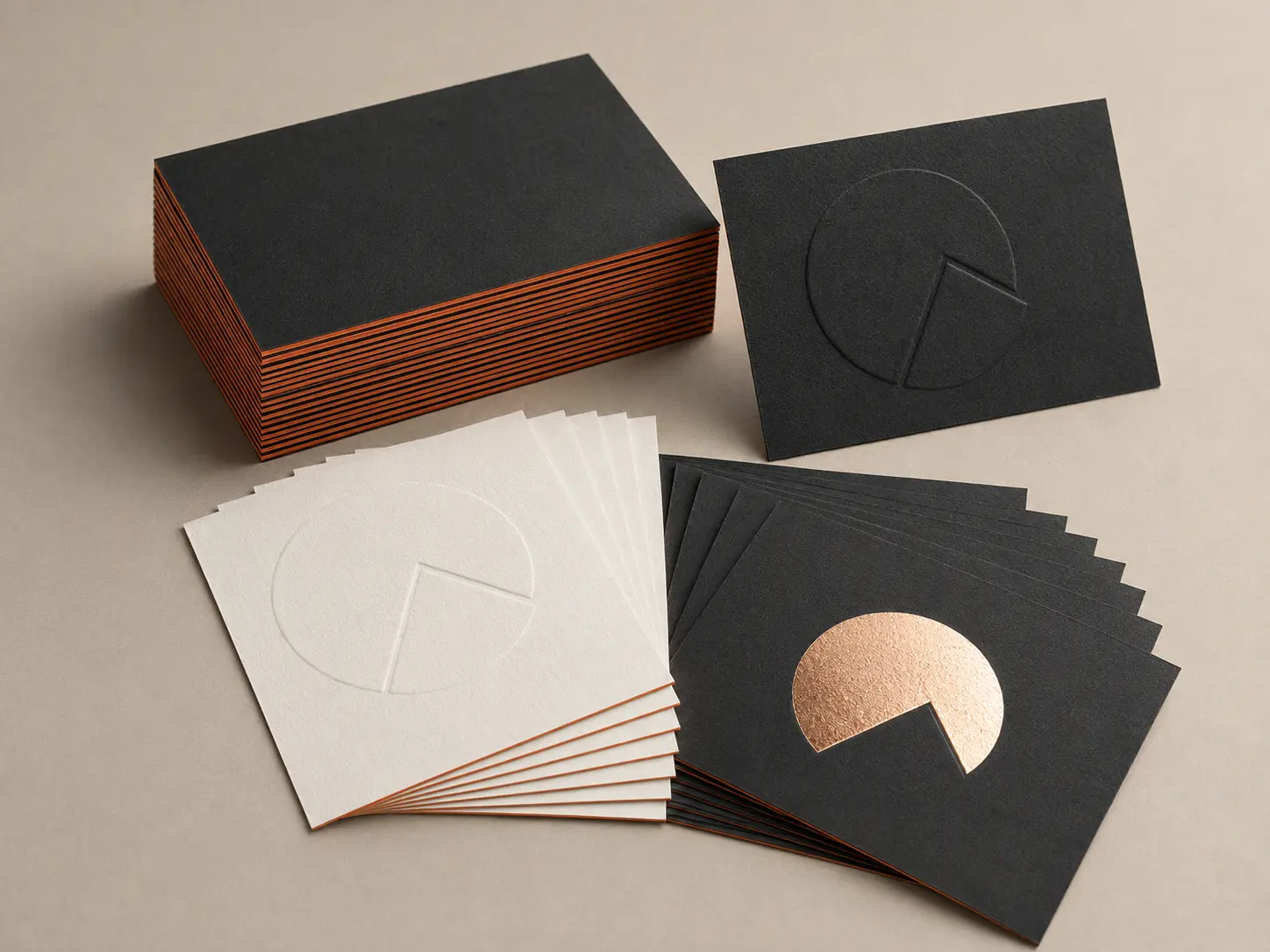 Business cards printed by Printcraft UK