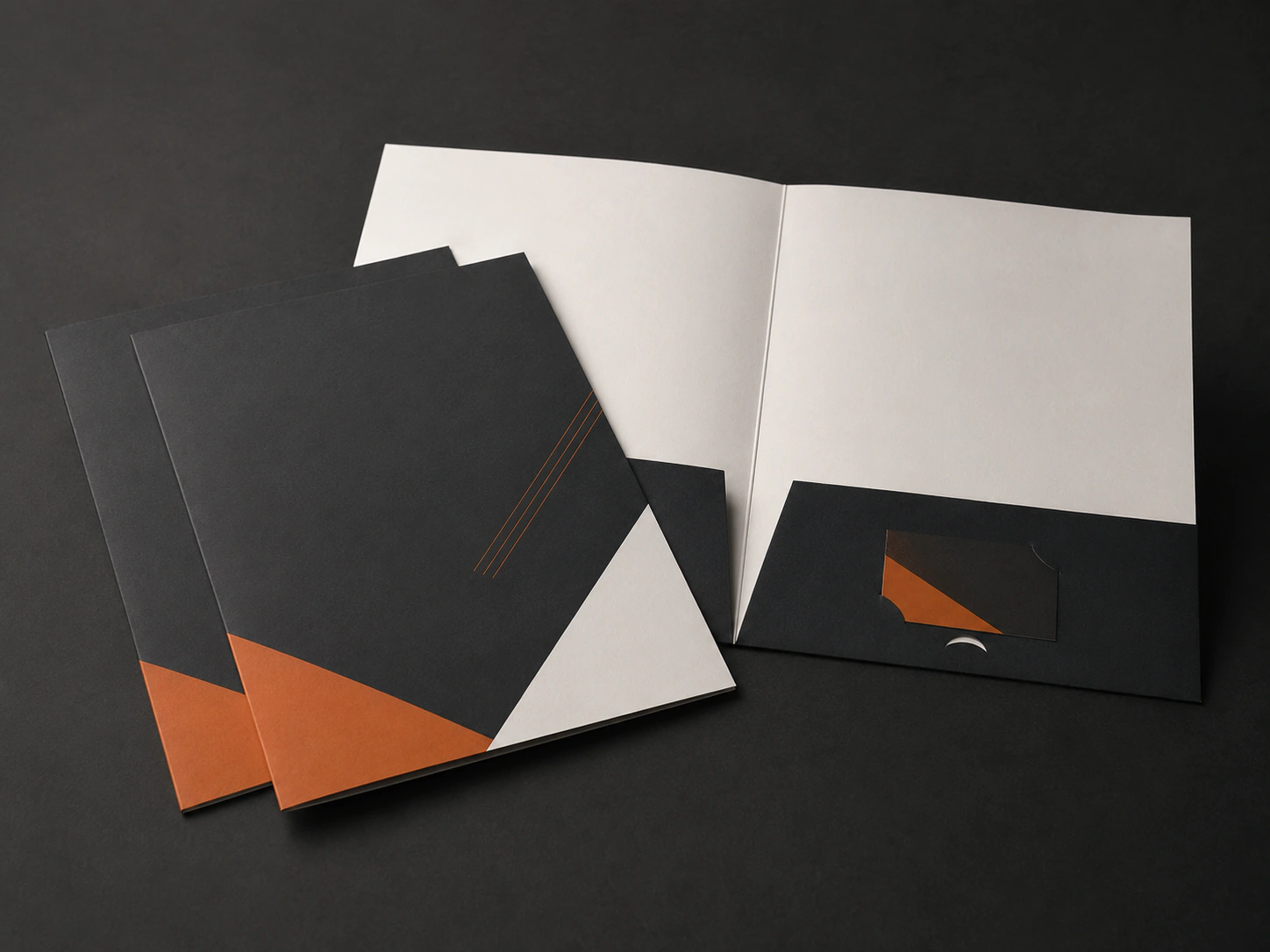 Presentation folders printed by Printcraft UK