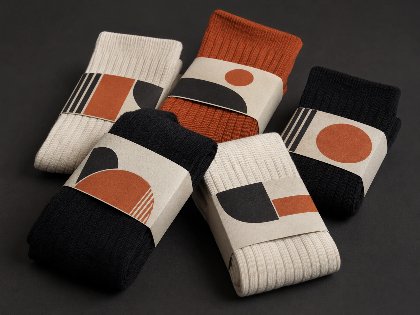 Sock bands printed by Printcraft UK